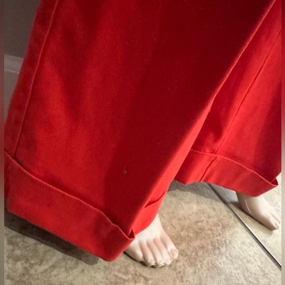 Vintage 70s Mod Canvas Dolman Sleeved windbreaker & high waisted wide leg pants. - Picture 9 of 12